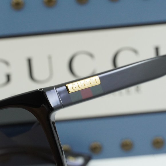 FINAL PRICE NEW GUCCI GG0746S 001 BLACK GREY UNISEX SUNGLASSES - Picture 9 of 11